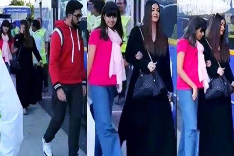 तलाक की अटकलों के बावजूद वायरल हुआ Abhishek Bachchan-Aishwarya Rai का दुबई  एयरपोर्ट वीडियो, फैंस ने किया सच का खुलासा!"